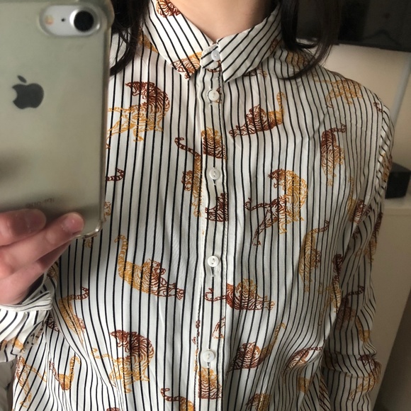B.Young Tops - B. Young Jiger Striped Tigers Shirt